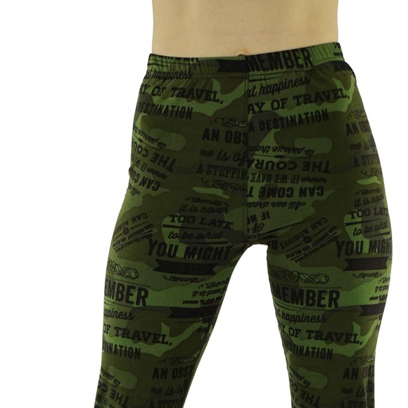 Soft casual camouflage novelty leggings - Picture 3 of 3
